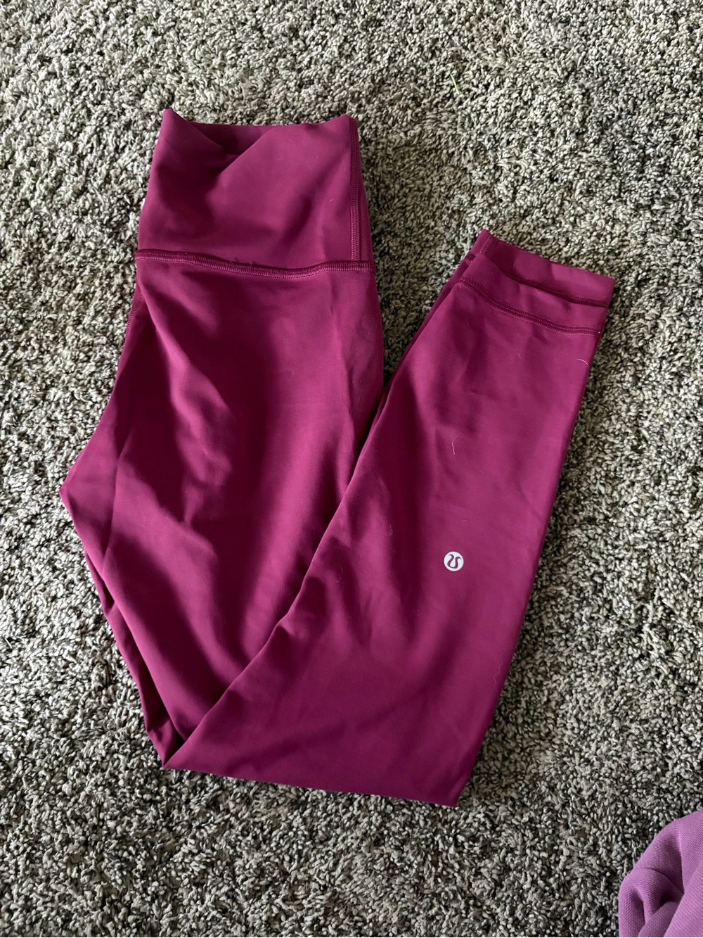 lululemon athletica Burgundy High-Rise Leggings